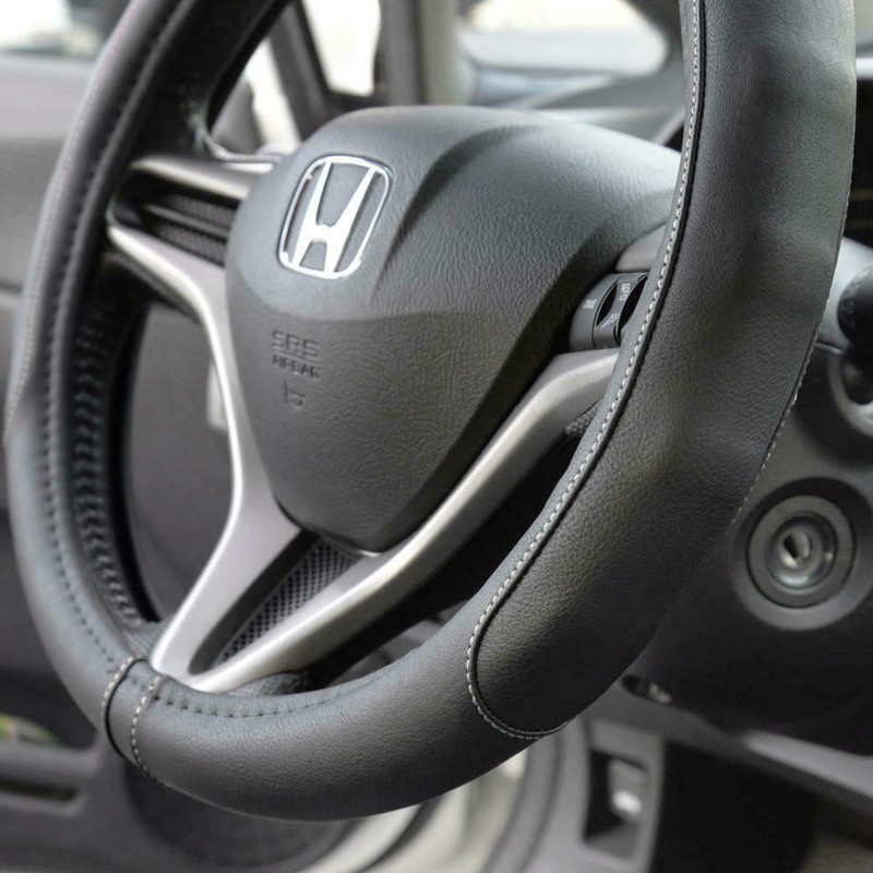 Motor Trend Steering Wheel Cover for Honda Civic 2007-2020 PU