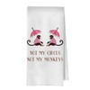 XIVENHAVM Chinoiserie Monkeys Kitchen Towels - Not My Circus Not