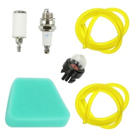 KELKONG 530037793 Air Filter for Mcculloch MAC 3200 3516 2000 3500 3216 3214 3210 3212 Chainsaw Parts with Gas Fuel Line Primer Bulb Spark Plug