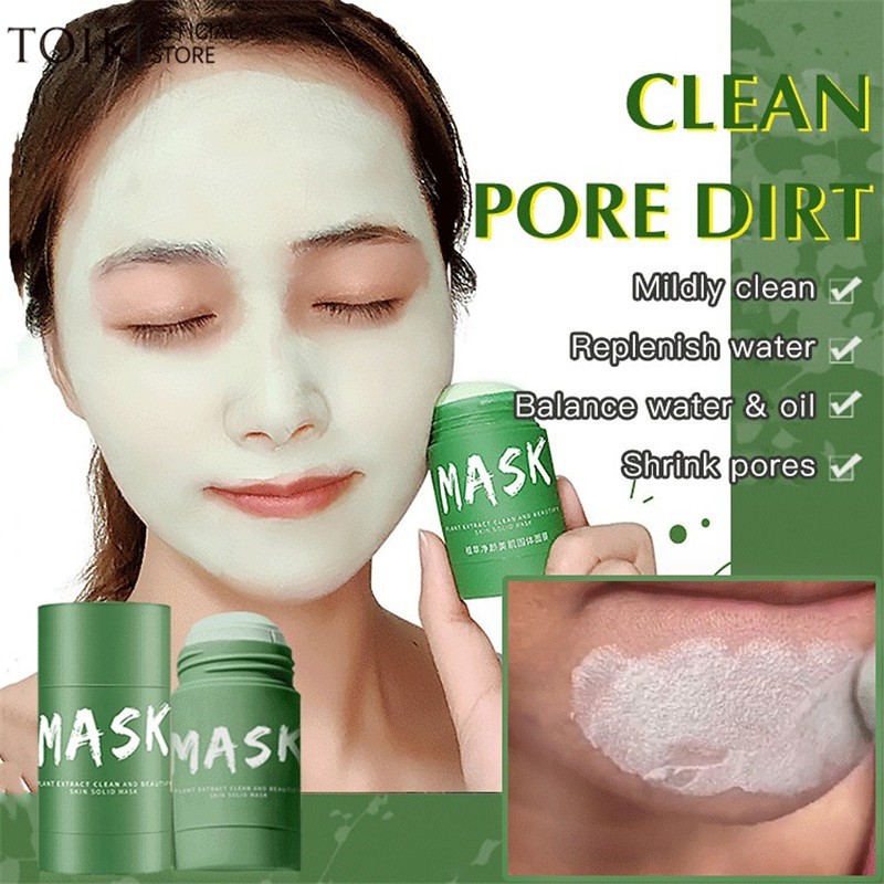 Wardah 100% ORIGINAL, Green Tea Purifying Clay Stick Facial Mask