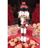 Clever Creations Platinum Scottish Bagpiper 14 Inch Traditional Wooden Nutcracker,