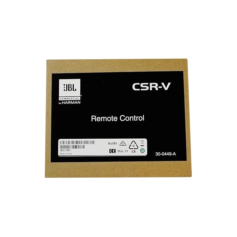 JBL Professional CSR-V-BLK Wall Controller with Volume Control for use