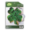 Metal St. Patrick's Day Four Leaf Clover Shamrock Shaped Cookie