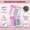 Kit Pestañas Con Pegamento Postizas Para Extenciones de Pestañas Volumen