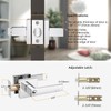 Probrico Heavy Duty Square Keyed Door Lever with Lock and