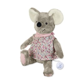 Sterntaler Mabel 6022001 Musical Box Soft Toy Mouse Interchangeable Musical Mechanism Size L Multi-Coloured / Grey