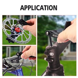 RUJOI Bike Repair Kit Bag Tool Kit 10 in 1 Multi Tool Kit