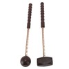 2pcs Percussion Ball Hammer Massager Chicken Wings Wood Reduce Fatigue