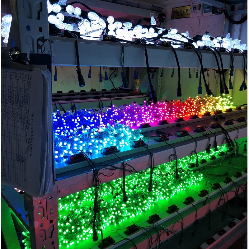REXTiN® WS2811 Pixels Digital Addressable LED String Lights Waterproof RGB