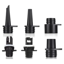 UJEFF Air Hose Kit with 6 Nozzles 16/20PSI SUP Electric Air Pump Stand Up Paddle Board Pump Accessories Adaptor for Inflatable Boats, Rafts