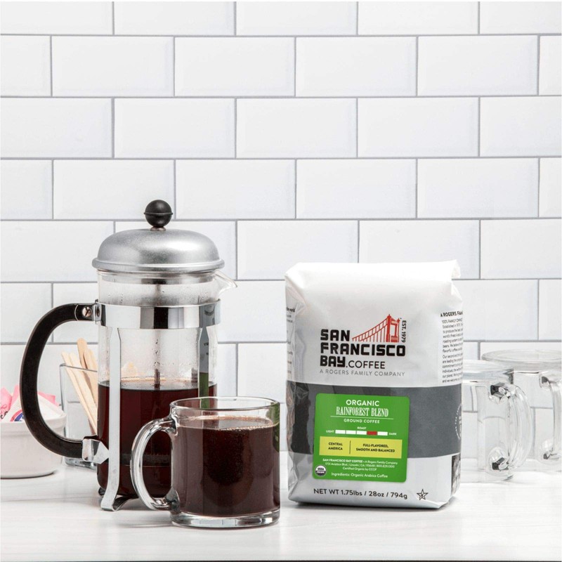 San Francisco Bay Ground Coffee - Organic Rainforest Blend (28oz