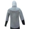 Medieval Chain Mail Shirt and Coif Armor Set and Shirt