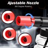 Ofloton Pressure Washer Foam Gun & Dual Connector Accessory, Short