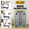 Keoslpy Upgraded Push Cart Dolly 700lbs, Foldable Platform Truck with