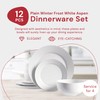 Safdie & Co. - Plain White Plates and Bowls Sets,