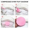 LONSVTTU 24 Piece Make-Up Sponge Set Face Sponge Pads Exfoliating