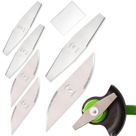 JEYORZY Pack of 6 high-quality metal grass trimmer blades, lawn mower replacement saw blades for precise grass cutting and optimal performance