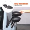 Ynei ABS Carbon Fiber Side View Mirror Cap Shell Parts
