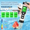 Hydrogen Water Tester 4 in 1 PH,H2,ORP&Temp,pH Meter ORP Meter