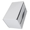 Toilet Paper Holder with Shelf Space Aluminum Waterproof Wall Mounted