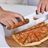 Pizza Cutter Rocker with Handles & Protective Cover, 14" Sharp