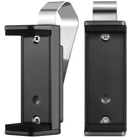 1 Piece Garage Door Opener Clip Universal Car Garage Remote Visor Clip Compatible with Liftmaster, Sears and Chamberlain, Adjustable Gate Clicker Holder Fits for Different Size Remotes 1.7-2.8 Inch