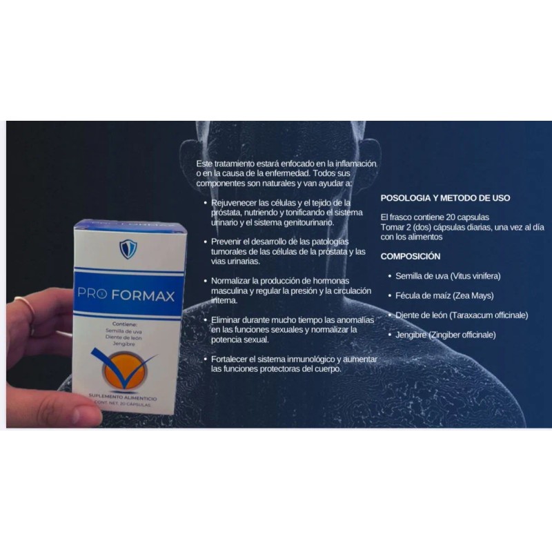 Pro Formax - 20 Capsulas Sin Sabor