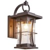 EERU Oil Rubbed Bronze Outdoor Light Sconces Wall Mount Matte