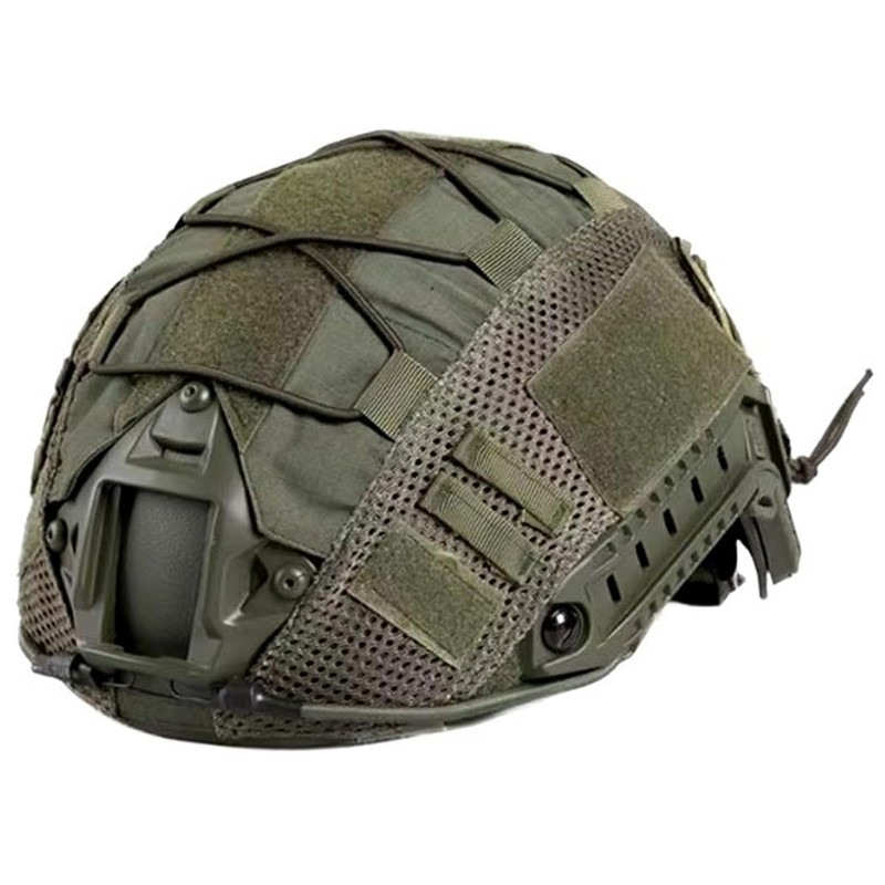 OD Green Tactical Fast Helmet Cover for Airsoft Combat Helmets