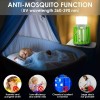 Albrillo Camping Lantern Flashlight Bug Zapper 4-in-1 Rechargeable Light