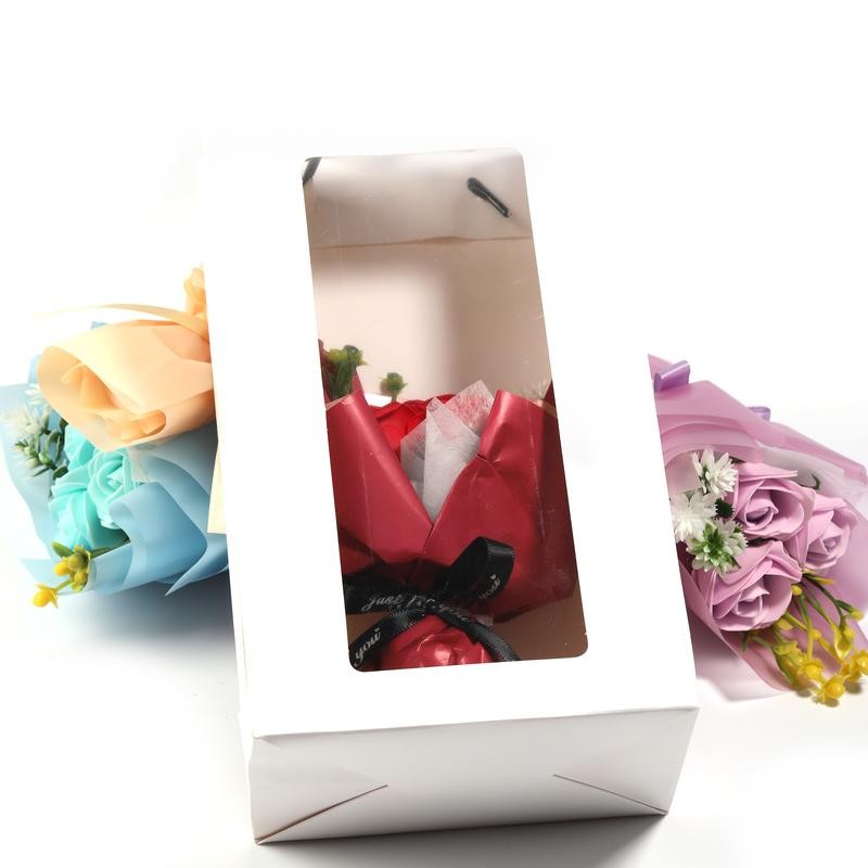 【B267】4 cm colorful ribbon, simulating flower gift:_4 . BH004005