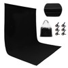 RTUIY Black Backdrop 1.8 × 2.8 m Photography Background, Thickened