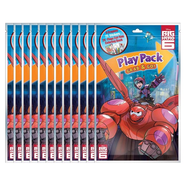 Bendon Big Hero 6 Grab & Go Play Packs (Pack of 12)