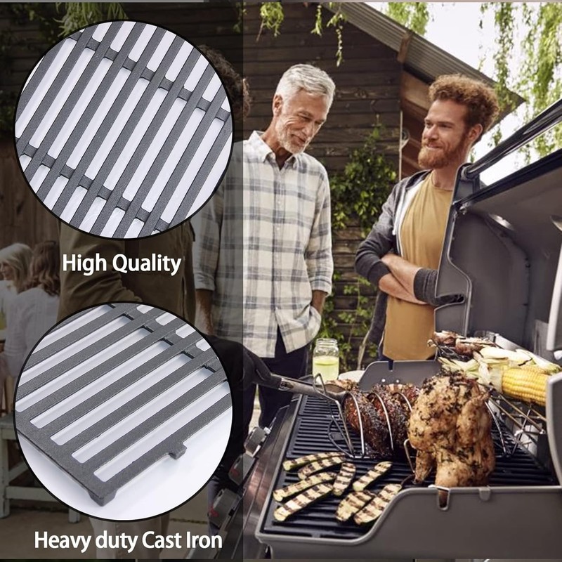 Hongso 18 7/8" x 9 15/16" Grill Grates for Perfect