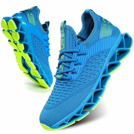 Zapatillas de correr para mujer, cómodas, antideslizantes, para el trabajo, deportivas, Azul (Sky Blue), 10