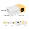 VBESTLIFE Projector, Supported Video Projector, Portable Home Cinema Film Projector