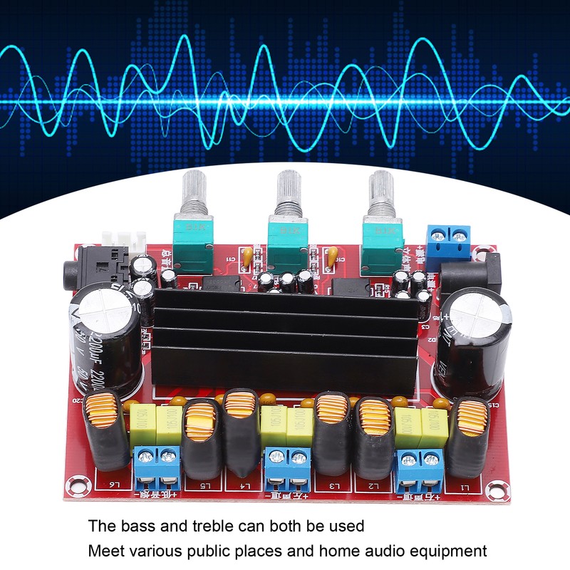 Digital Power Amplifier Board XHM139 TPA3116D2 2x50W+100W 2.1 Channel Power