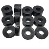 M10 Black Nylon Wide Spacers Standoff Washers ID 10.5mm, 4