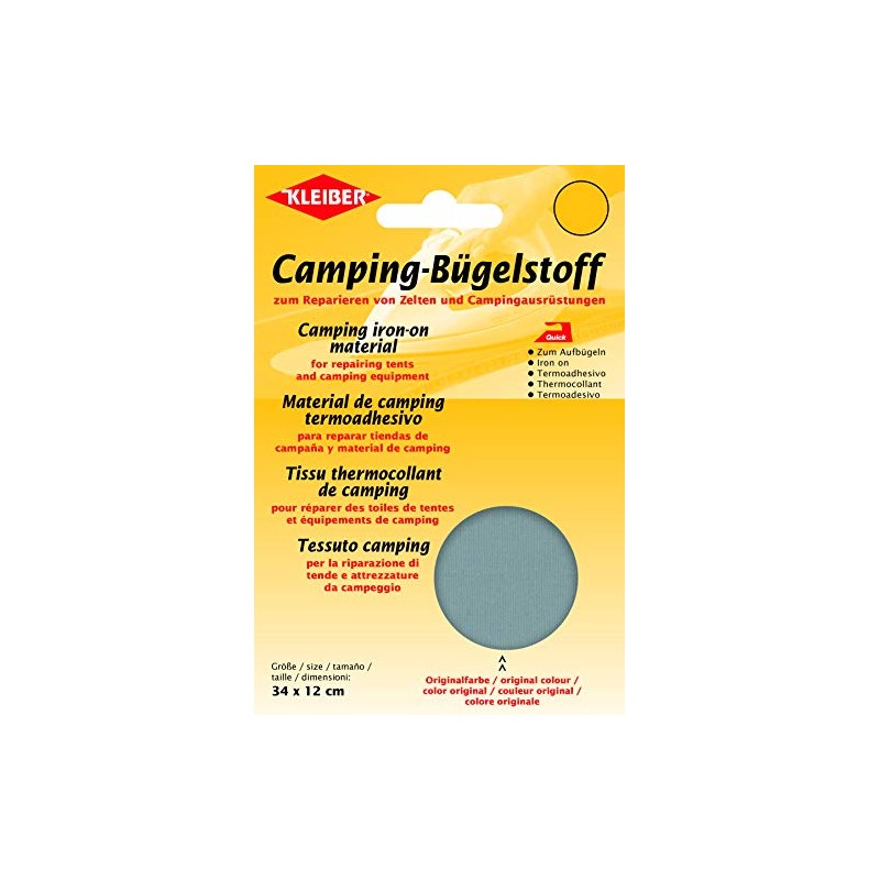 Kleiber 100 Percent Cotton Canvas Tent with Awning Iron on
