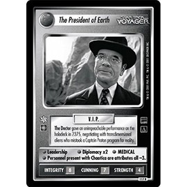 Decipher Star Trek CCG 1E HA Holodeck Adventures The President of Earth 117R