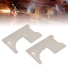 2 PCS Firefighter Door Opener Tool 0.7mm Thick Multifunctional Stainless