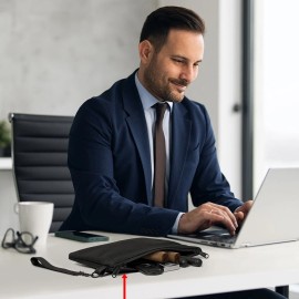 Unbranded 5-Layer Deodorant Bag Set(5 Frosted Self-sealing Bags+Cigar Cutter+Conical Tube)