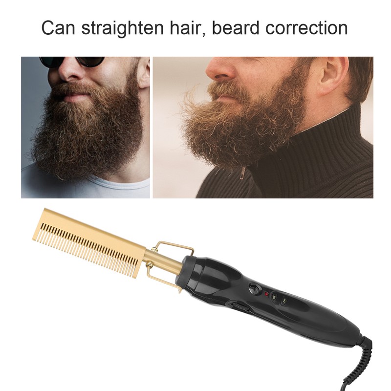 Alloy Electric Hair Straightener Comb Digital Display Hair Styling Tool