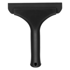 uxcell 6 Inch Shower Squeegee for Glass Doors, All-Purpose Bath Squeegee with Handle for Bathroom Window Mirror Car Glass, Black/Black