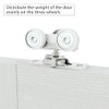 JUBEST Pocket Door Rollers Assembly, Commercial Grade Rollers Replacement, Top