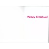 Meowy Christmas Cat Christmas Card #102- 1 card + 1