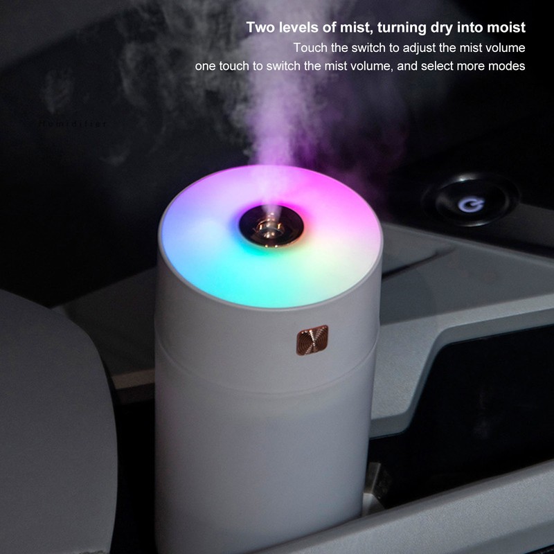 300ml Small Cool Mist Humidifier Portable Desktop Mini Humidifier with