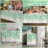 9FT Eucalyptus Leaf Table Skirt Sage Green Teacher Desk Skirt