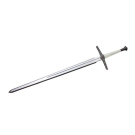 Blazing Steel Medieval Foam Sword Two Hand Sword Witche Hunting Sword (TV Silver)