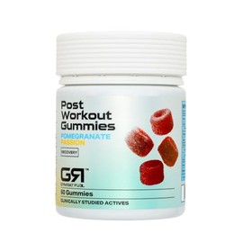 Gymrat Fuel Post Workout Gummies – Pomegranate Passion Flavor, Supports Muscle Recovery & Endurance, with Senactive® & Beepactive® – USA Made and GMP Certified, (60 Ct)